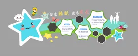 幼儿园文化墙童标语培训班风训