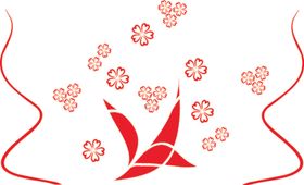 小碎花背景图案EPS矢量图