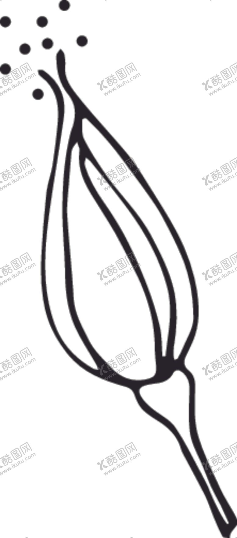 编号：79429104060917285835【酷图网】源文件下载-黑白手绘素材