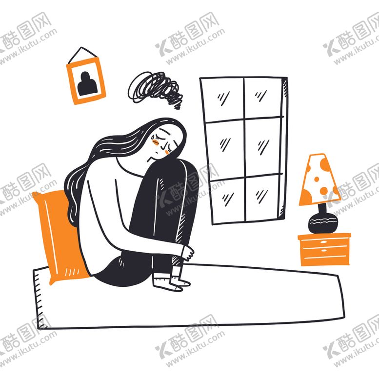 编号：71461912062302097281【酷图网】源文件下载-床上女孩