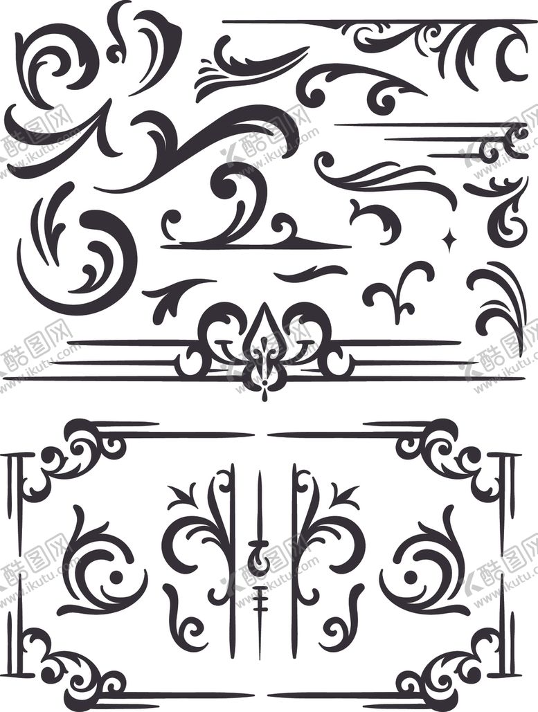 编号：61701809241000221924【酷图网】源文件下载-欧式古典华丽水波纹相框