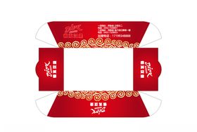 船盒展开图