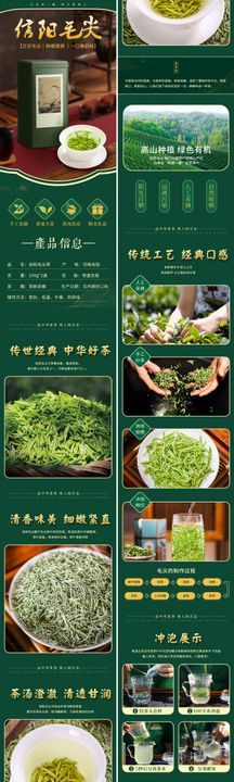 陈皮白茶茶叶详情页