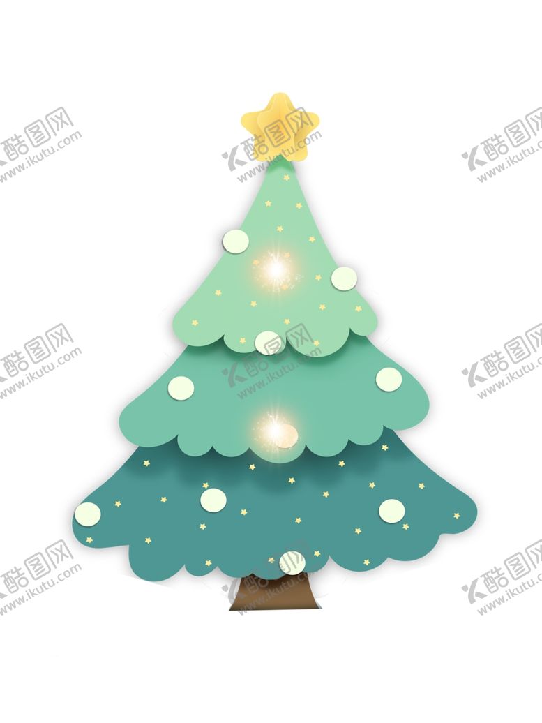 编号：24283904210606254973【酷图网】源文件下载-圣诞节卡通树