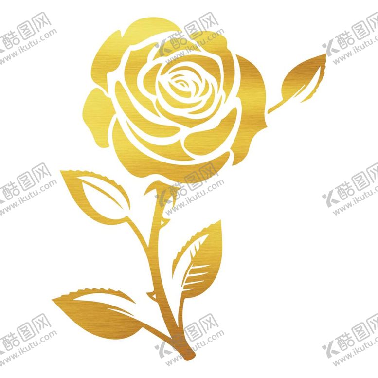 编号：50757812020119573840【酷图网】源文件下载-情人节爱情烫金玫瑰