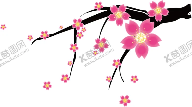 编号：76436801192122556182【酷图网】源文件下载-梅花桃花PNG