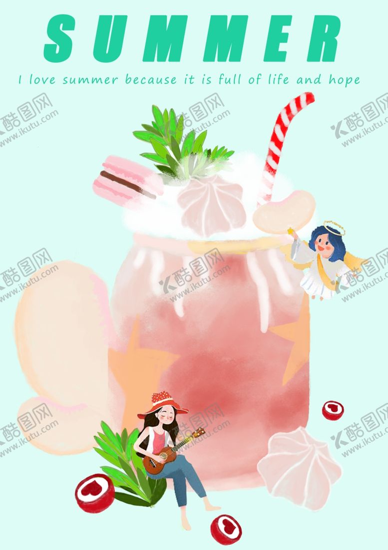 编号：99934605022347362850【酷图网】源文件下载-夏日饮品