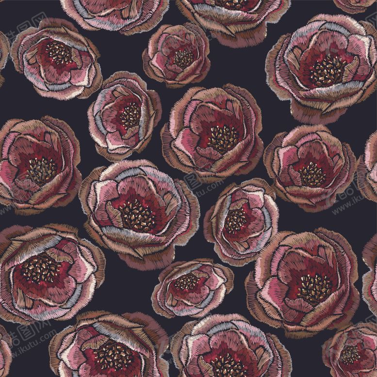 编号：77046109190437487827【酷图网】源文件下载-绣花