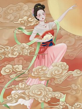 中秋插画