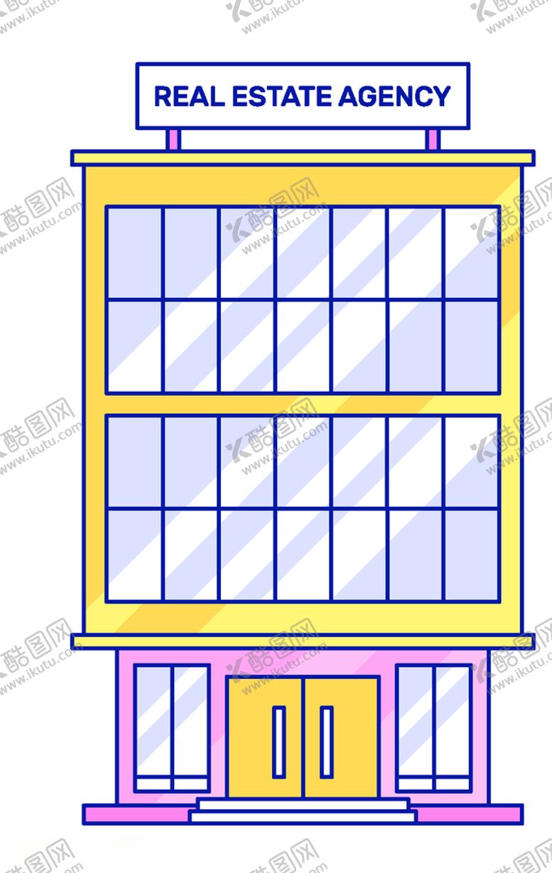 编号：11354409212053455885【酷图网】源文件下载-手绘时尚建筑