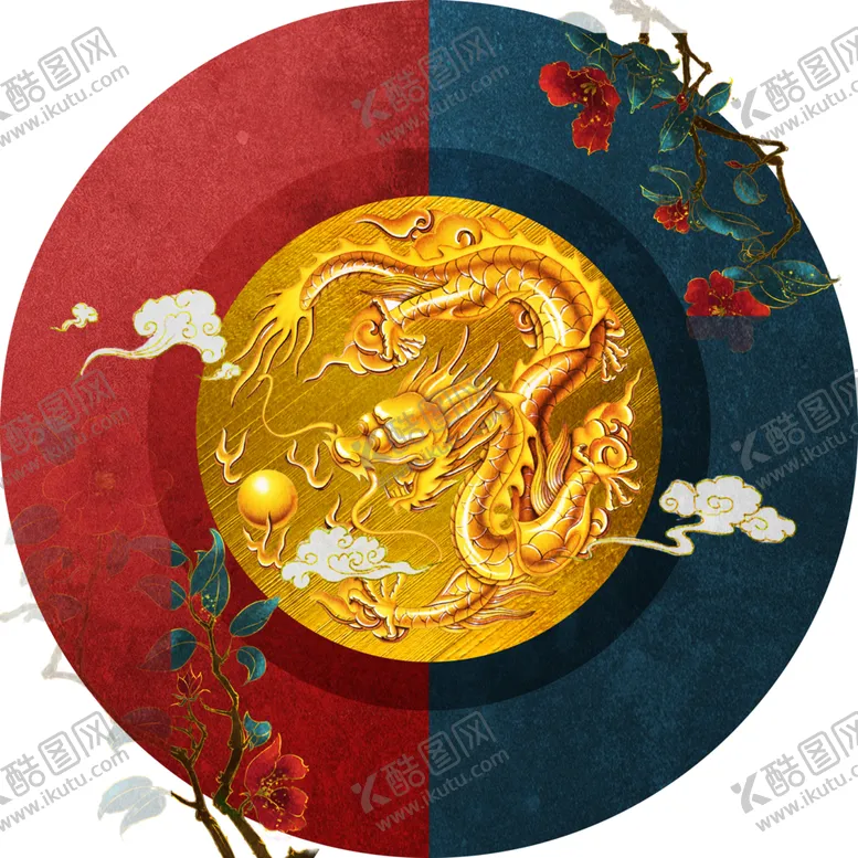 编号：29021906232221398242【酷图网】源文件下载-新中式古典国潮宫殿复古装饰画