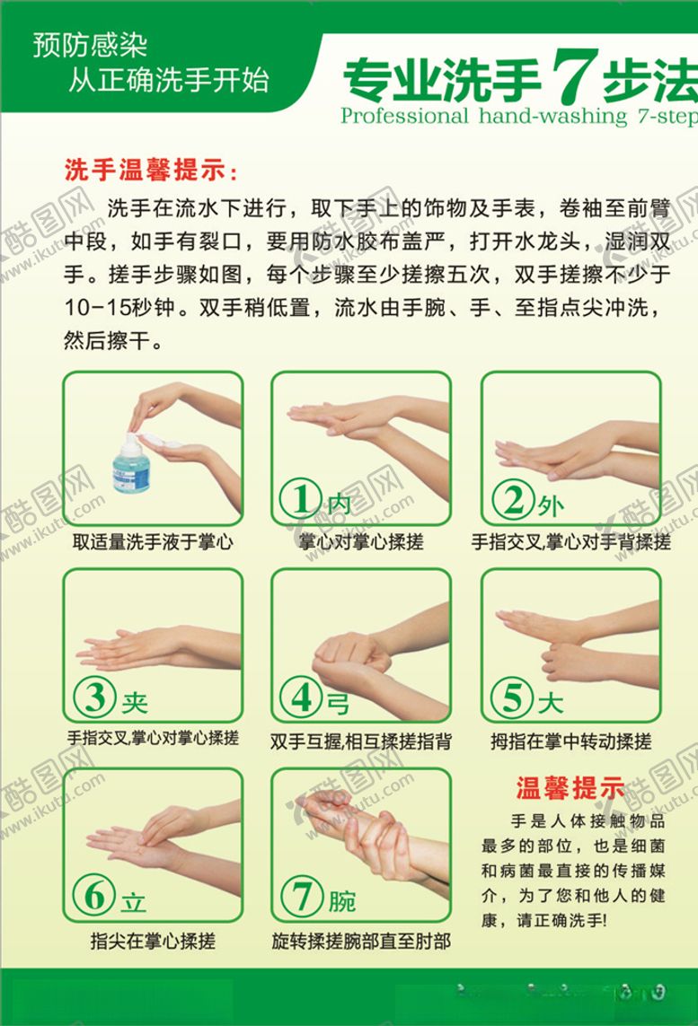 编号：86629304190849406946【酷图网】源文件下载-七步洗手法
