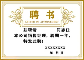 聘书工程师任命证专家防伪