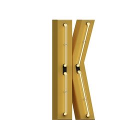 高清立体灯管字母元素