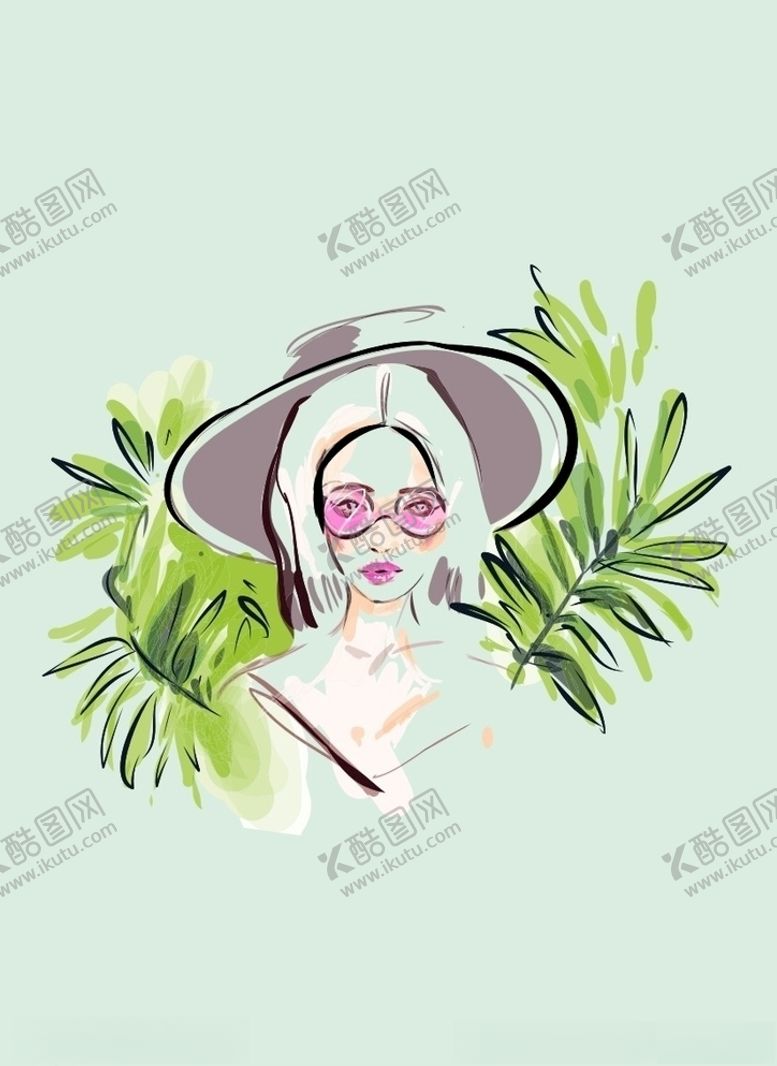 编号：62883507131339188516【酷图网】源文件下载-女生像