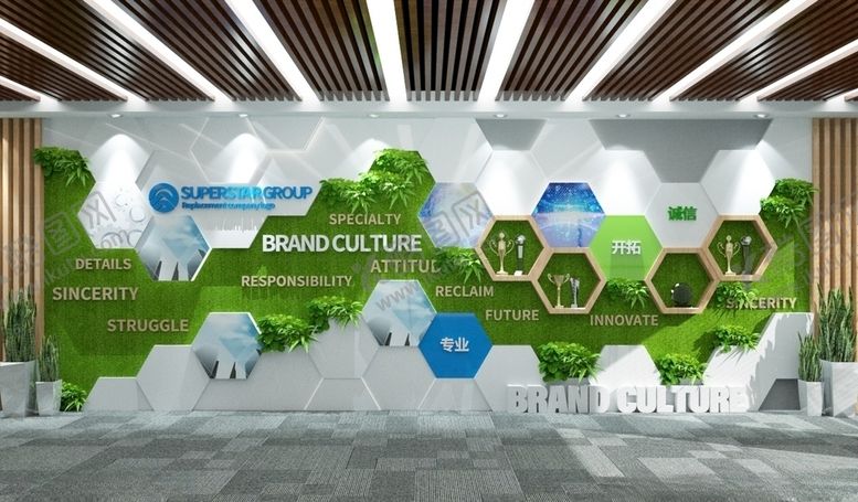 编号：57332910310014116159【酷图网】源文件下载-企业文化墙