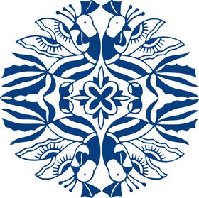 青花瓷图案罐衣服中国文化艺术玻璃