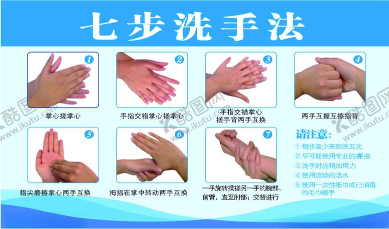 编号：34402601210851495779【酷图网】源文件下载-七步洗手法