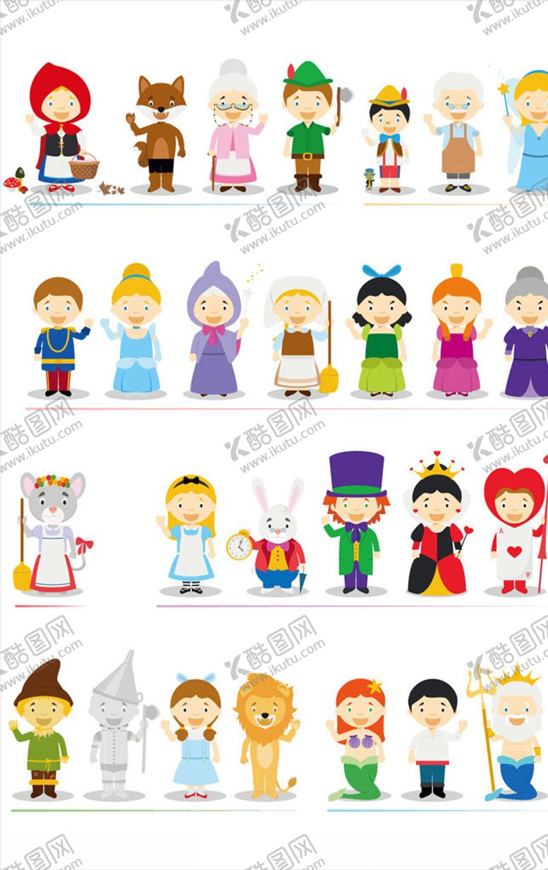 编号：96161009201111301140【酷图网】源文件下载-童话中的人物