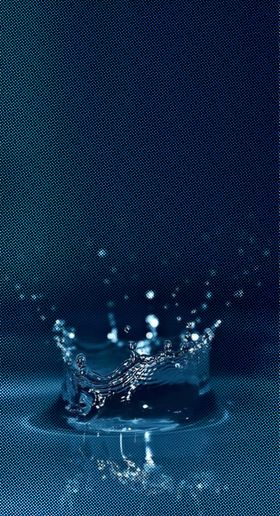水滴皇冠形状点状像素画