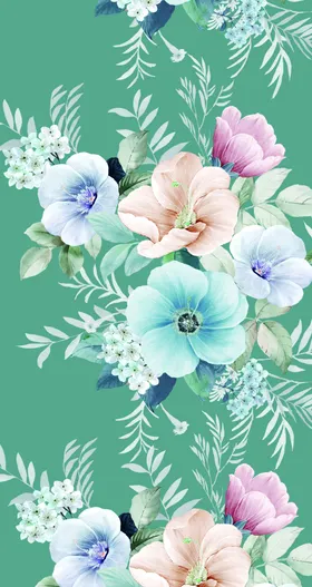 花卉手机壳图案