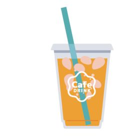 夏日冷饮矢量插画