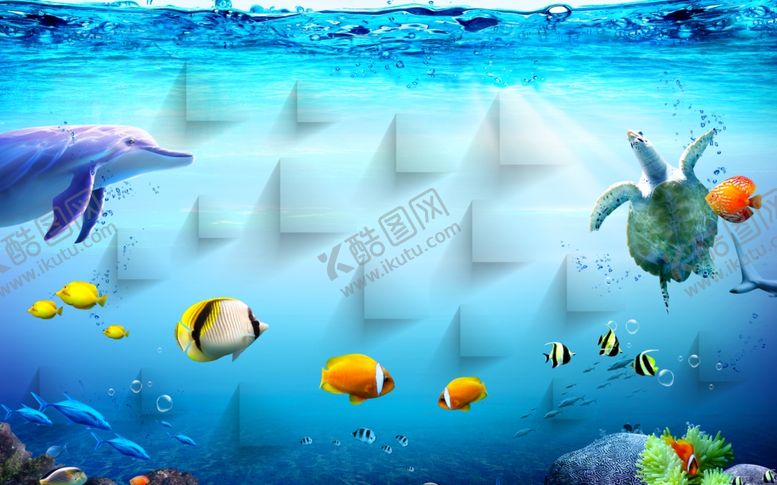 编号：62444807021944305135【酷图网】源文件下载-海底美人鱼