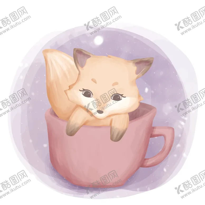 编号：59277509281415057567【酷图网】源文件下载-水彩动物