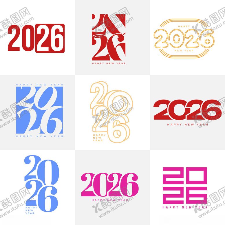 编号：80822811150124554172【酷图网】源文件下载-2026年艺术字