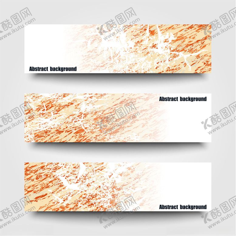 编号：20160311020928155719【酷图网】源文件下载-橙色纹理横幅设计模板