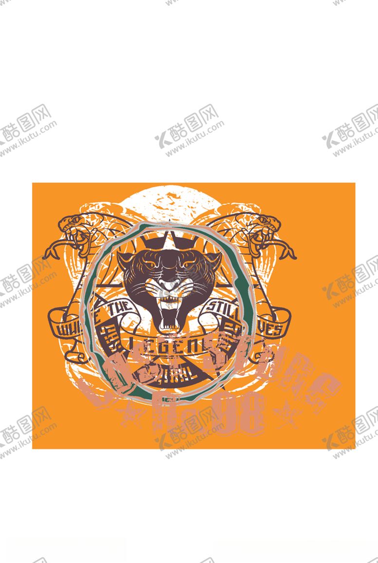 编号：29408909210158337001【酷图网】源文件下载-动物组合印花