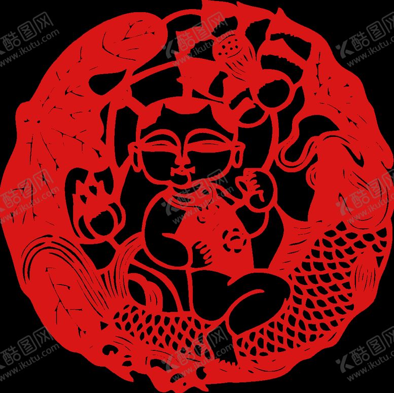 编号：15902810160106037204【酷图网】源文件下载-复古国风剪影
