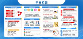 平安校园宣传展板