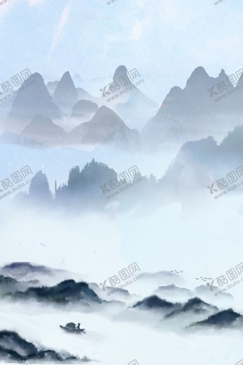 编号：62043005012117448862【酷图网】源文件下载-中国风水墨背景