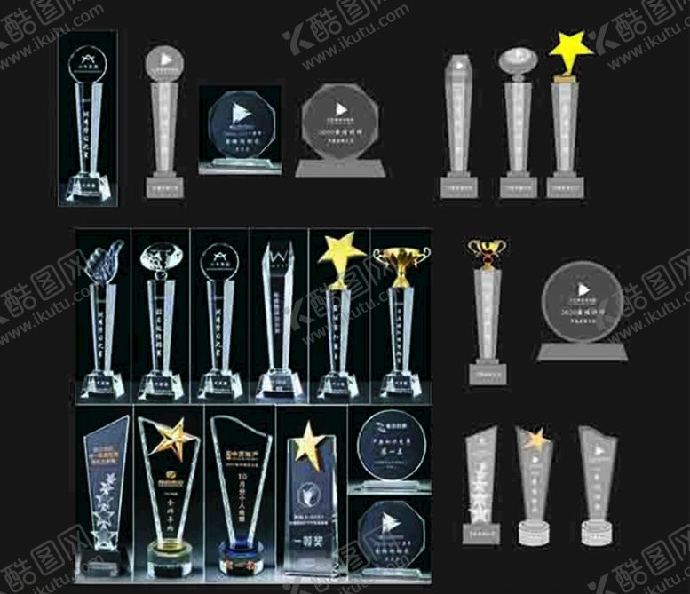 编号：57157509241259132515【酷图网】源文件下载-奖杯模型手稿