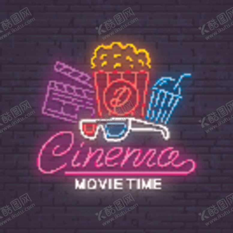 编号：60824507040809242752【酷图网】源文件下载-荧光灯效果