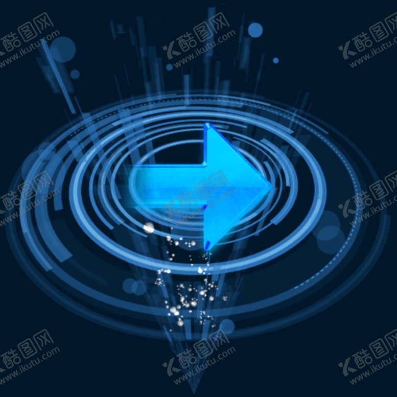 编号：92268309221719389874【酷图网】源文件下载-未来科技圆形箭头边框背景