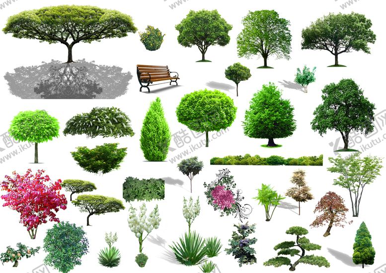 编号：02645709130224478627【酷图网】源文件下载-景观设计素材植物墙