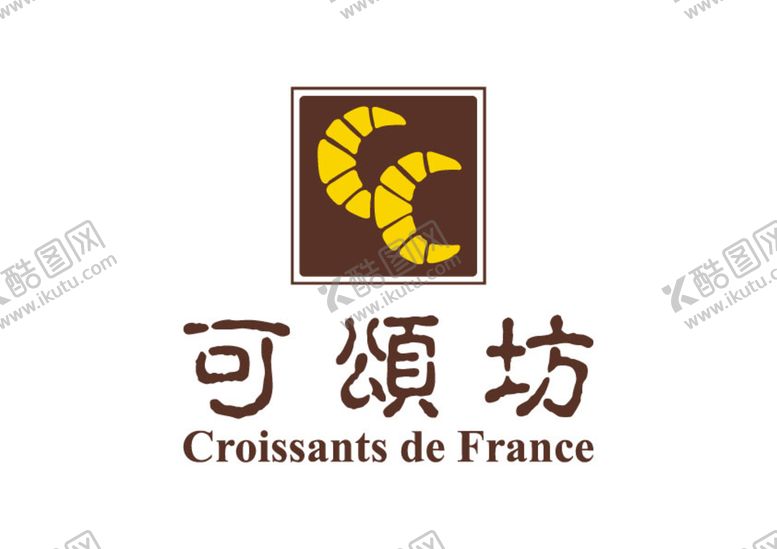 编号：17453001310158086961【酷图网】源文件下载-可颂坊 标志 LOGO