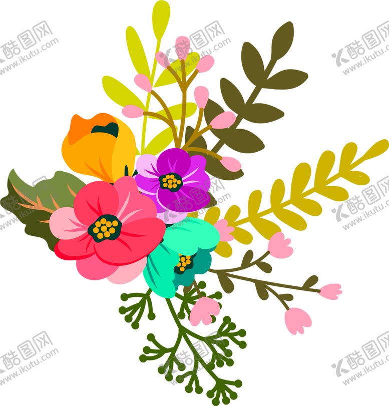 编号：25384105150316186883【酷图网】源文件下载-鲜花装饰