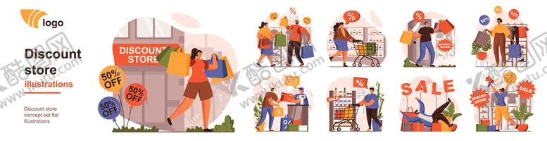 编号：91948712300214478537【酷图网】源文件下载-科技扁平插画  