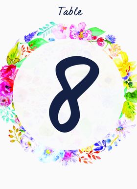 小清新水彩邀请函设计