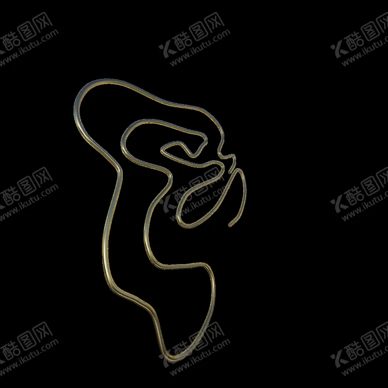 编号：93812501290635385548【酷图网】源文件下载-不规则金线          