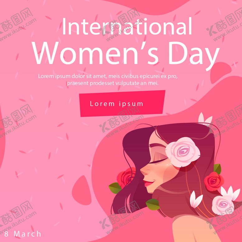编号：90176210041509467693【酷图网】源文件下载-38妇女节 