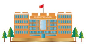 学校立体模型海报素材