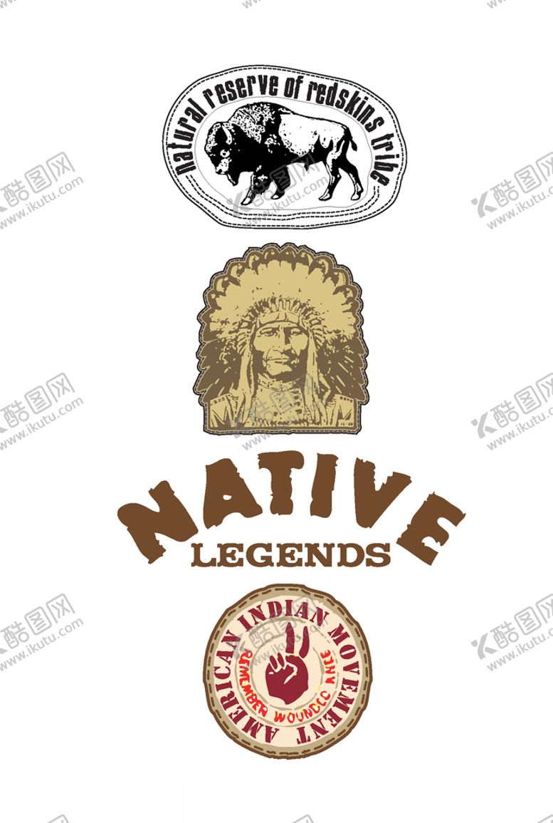 编号：69959709190134419771【酷图网】源文件下载-动物组合印花