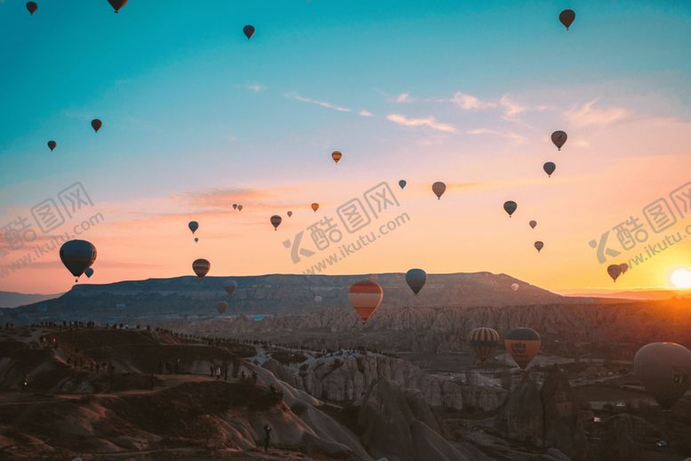 编号：35534510301601518994【酷图网】源文件下载-天空热气球