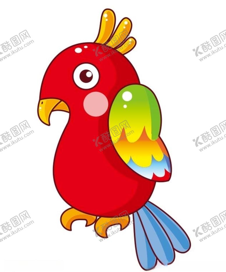 编号：46068309250256251961【酷图网】源文件下载-矢量卡通鹦鹉