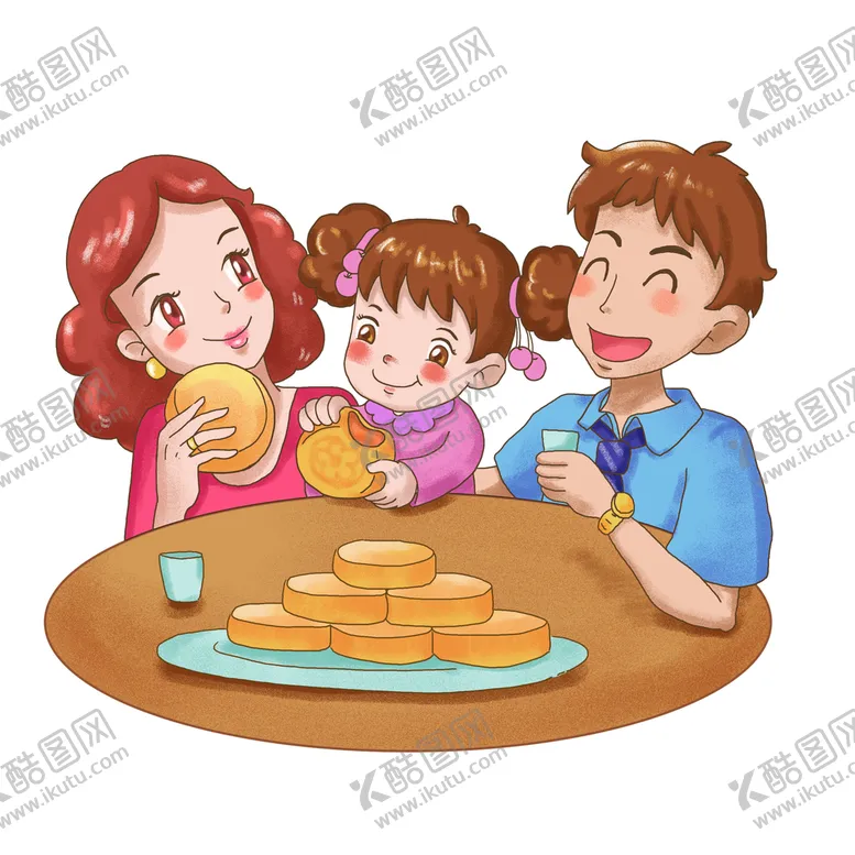编号：38758811062149427415【酷图网】源文件下载-中秋节吃月饼