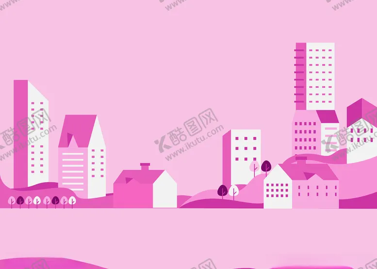 编号：68869007012015469663【酷图网】源文件下载-扁平风建筑